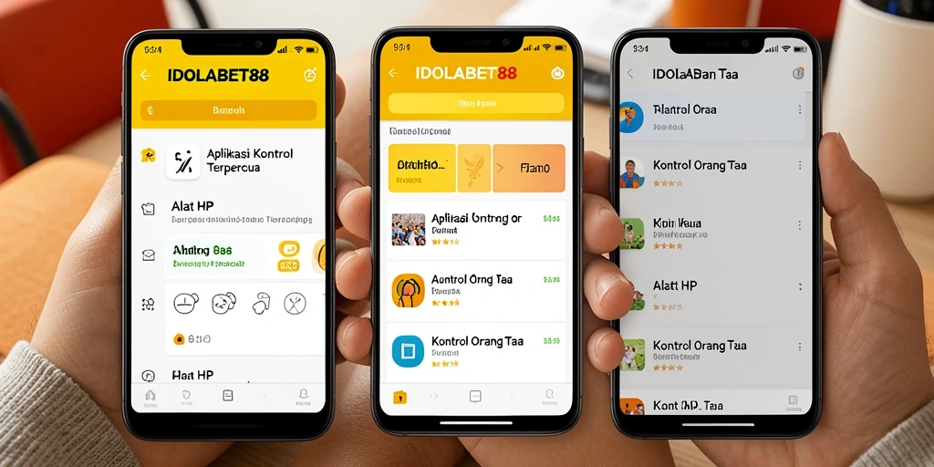 Tampilan antarmuka pengguna IDOLABET88 dengan fitur kontrol orang tua yang intuitif.