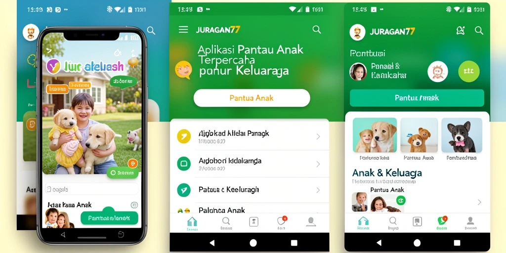 Antarmuka aplikasi JURAGAN77 yang intuitif dan informatif.