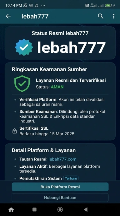 Kanal Resmi Download APK Lebah777 untuk Android